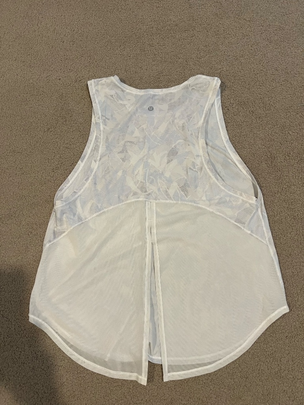 Lululemon Ace Tank Jasmine White Multi / White - Picture 6 of 8